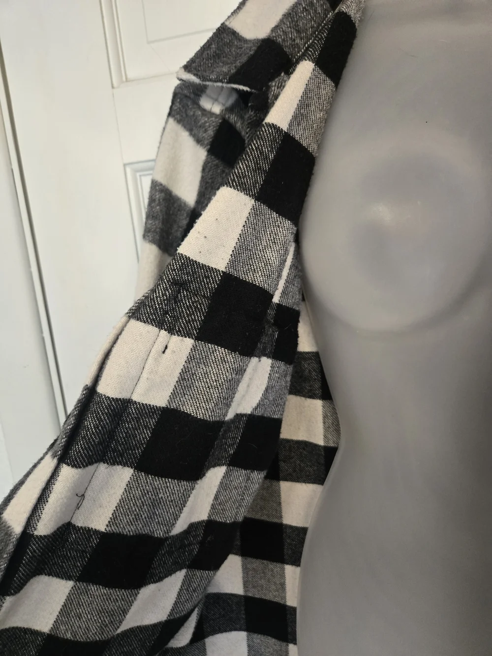 GAP Wool Plaid Shacket M - Picture 4 of 9
